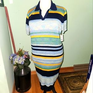 NWT Terra & Sky Plus Size 3x Polo Dress